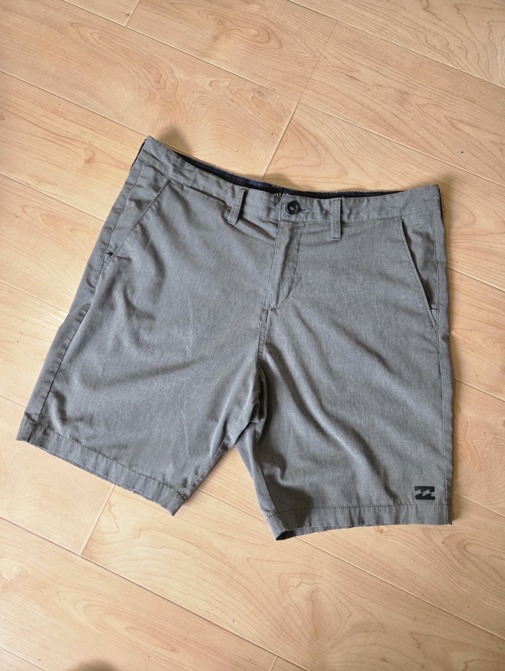 Billabong Men's Crossfire Sunmersibles Gray (Heathered) Textured with Black Logo